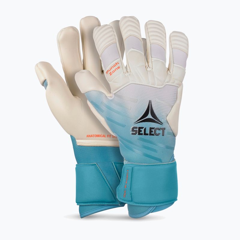 Brankárske rukavice SELECT 88 Pro Grip Aqua v23 tyrkysová/biela