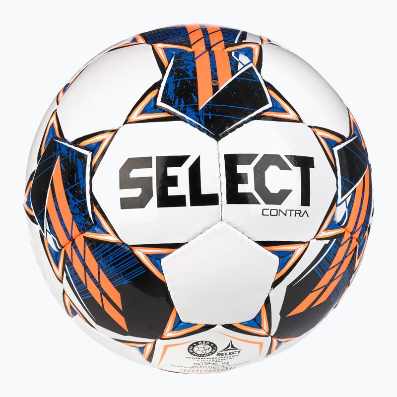 SELECT Contra FIFA Basic v23 biela / oranžová futbalová veľkosť 4