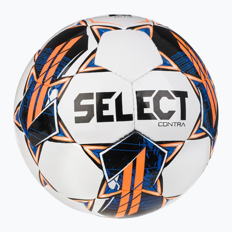 SELECT Contra FIFA Basic v23 biela / oranžová futbalová veľkosť 4 2