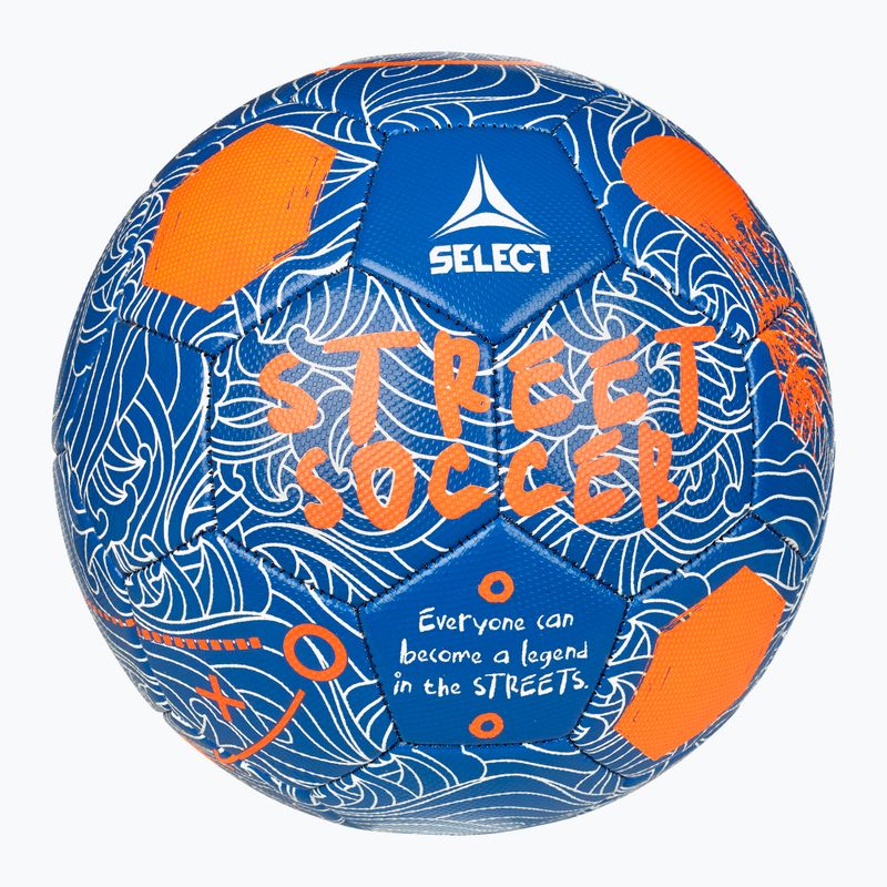 Futbalová lopta SELECT Street Soccer v24 blue/orange rozmer 4.5