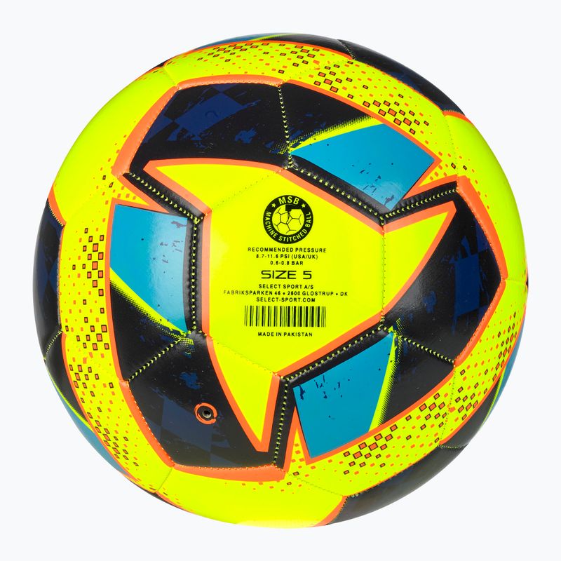 Futbalová lopta SELECT Classic v24 yellow/blue rozmer 4 2