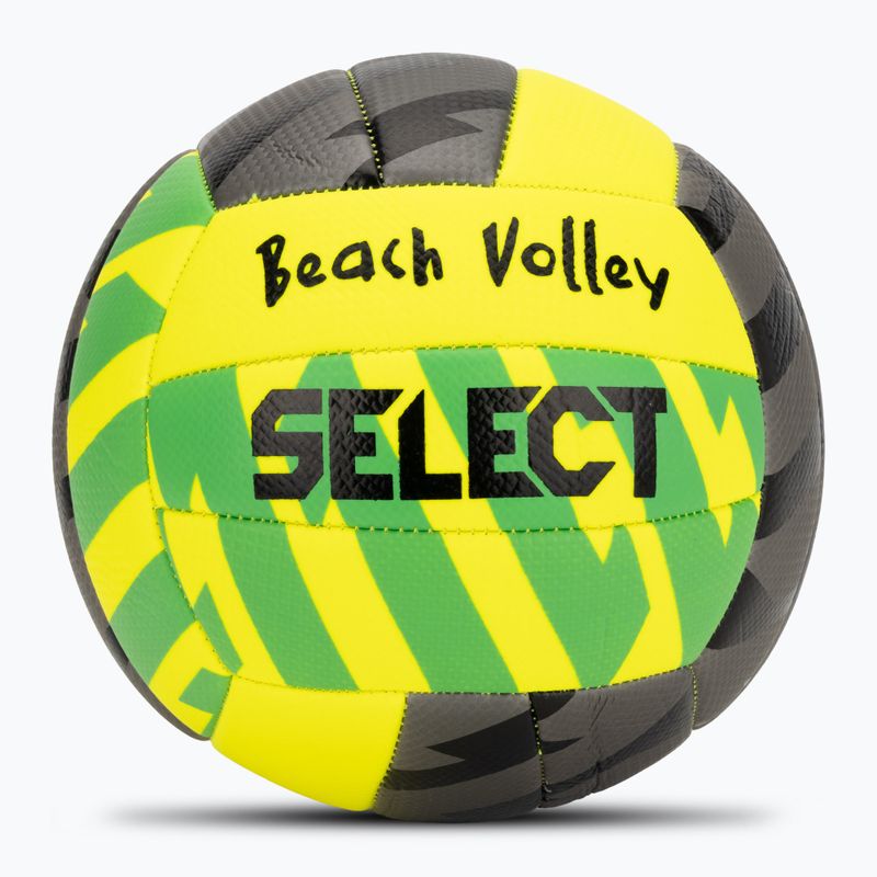 Volejbalová lopta SELECT Beach Volleyball v24 yellow/black veľkosť 5