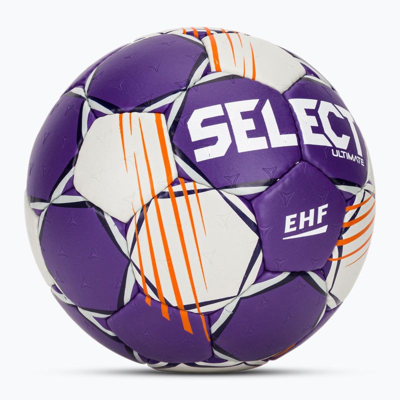 Hádzanárska lopta SELECT Ultimate v24 Official EHF grey/purple veľkosť 3 2