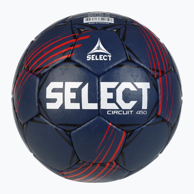 Hádzanárska lopta dziecięca SELECT Circuit 800 v24 navy rozmer 2 2