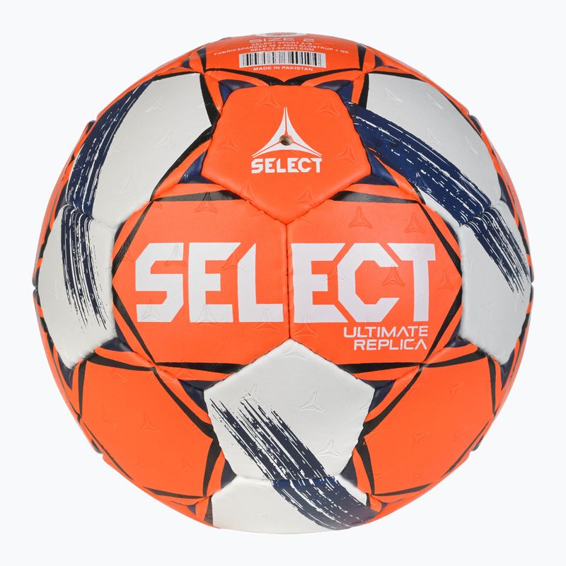 Hádzanárska lopta SELECT Ultimate Replica European League V24 EHF red/white veľkosť 1