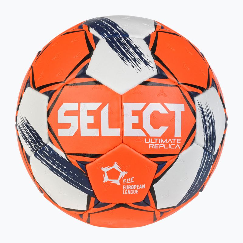 Hádzanárska lopta SELECT Ultimate Replica European League V24 EHF red/white veľkosť 1 2