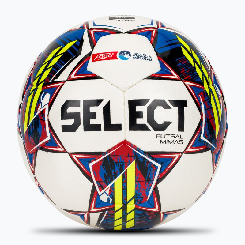 Futbalová lopta SELECT Futsal Mimas Fogo Ekstraklasa FIFA white/yellow veľkosť 4