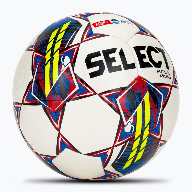 Futbalová lopta SELECT Futsal Mimas Fogo Ekstraklasa FIFA white/yellow veľkosť 4 2