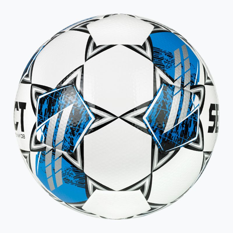 Futbalová lopta SELECT Team FIFA DB v25 white/blue veľkosť 5 3
