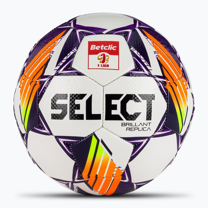 SELECT Brillant Replika Betclic 1 League football v24 white/purple