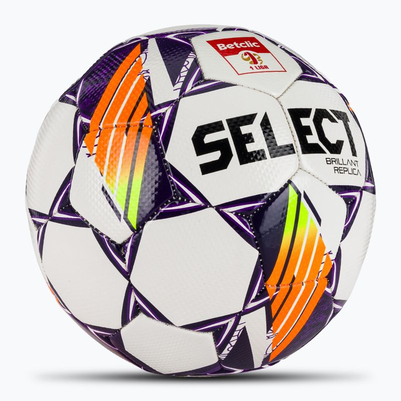 SELECT Brillant Replika Betclic 1 League football v24 white/purple 2