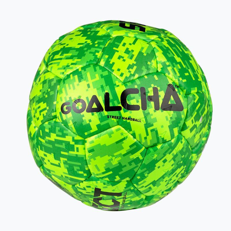Detská hádzanárska lopta SELECT Goalcha Street v25 green veľkosť 0 2