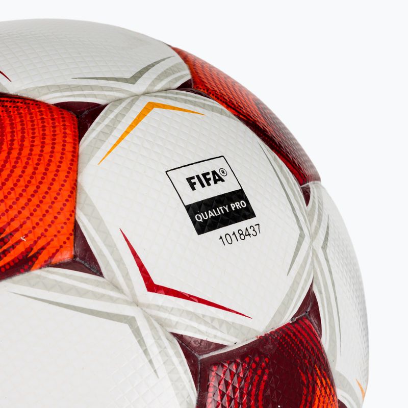Futbalová lopta SELECT Brillant Super FIFA Betclic 1 v25 white/red veľkosť 5 3