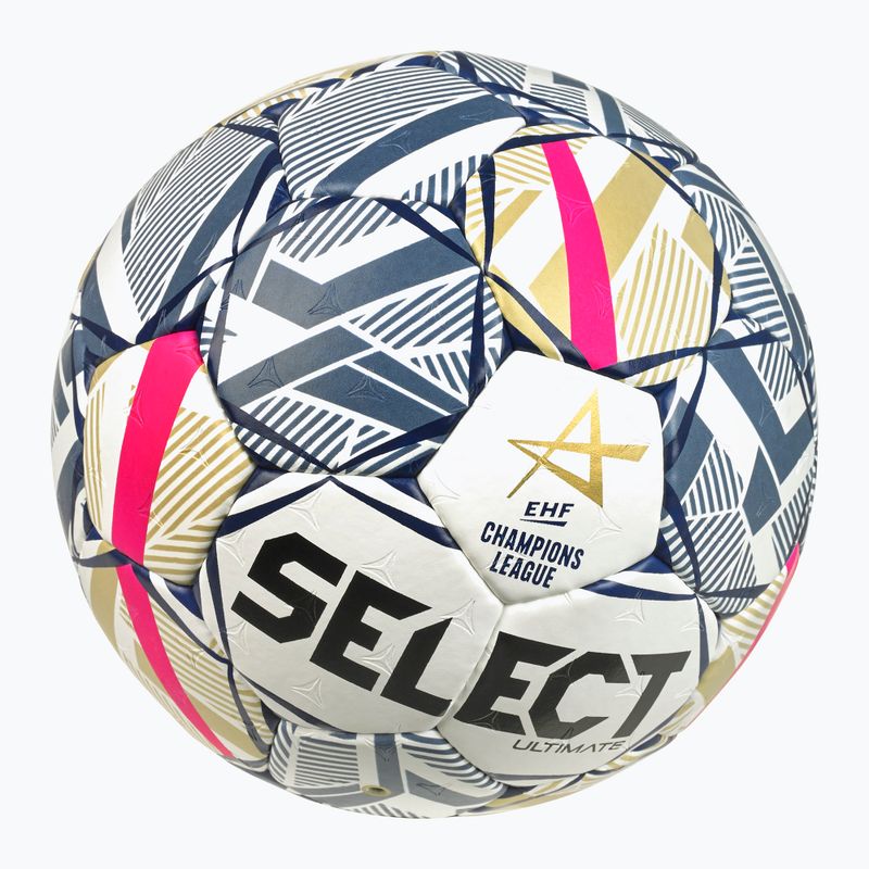 Loptu na hádzanú SELECT Ultimate EHF Champios League LM V26 Replica rozmiar 3 white/red 4