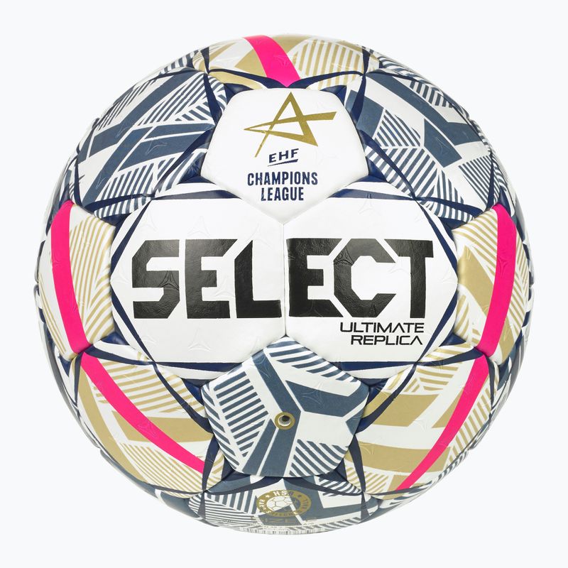 Loptu na hádzanú SELECT Ultimate EHF Champios League LM V26 Replica rozmiar 0 white/red 2