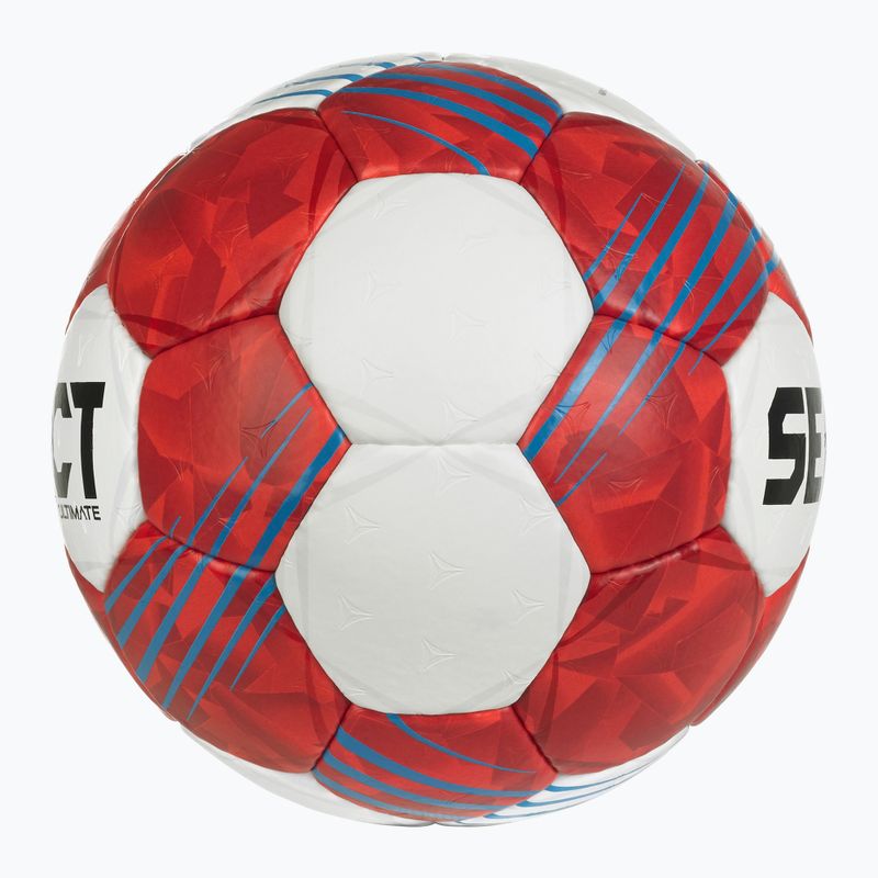 Loptu na hádzanú SELECT Ultimate EHF V26 Official rozmiar 2 white/blue/gold 3