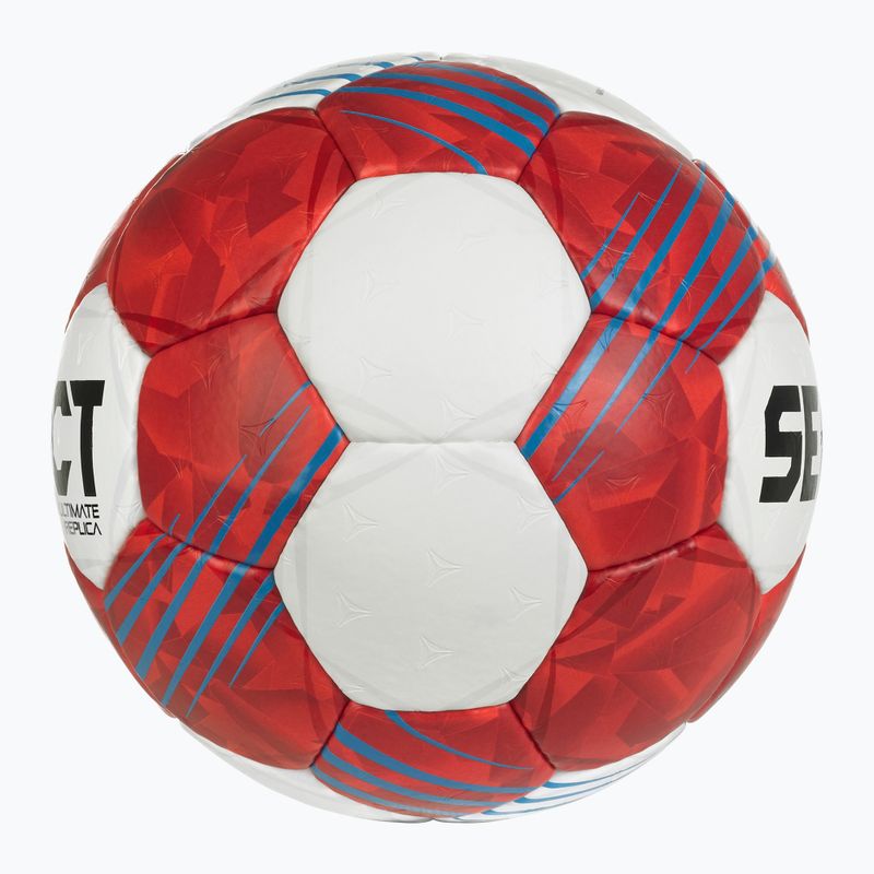 Loptu na hádzanú SELECT Ultimate EHF V26 Official rozmiar 3 white/blue/gold 3