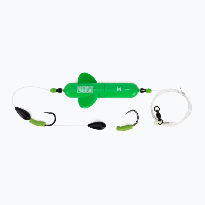 MADCAT Screaming Profi River Rig Worm & Squid Catfish Kit 2