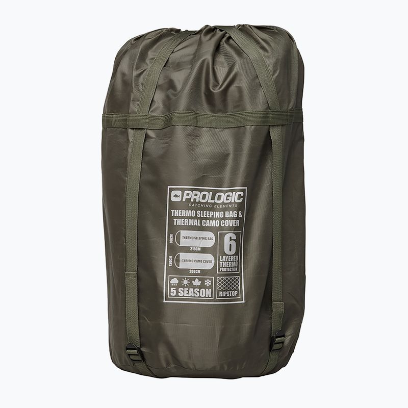 Spací vak Prologic Element Comfort S/Bag & Thermal Camo Cover 5 Season green PLB041 6