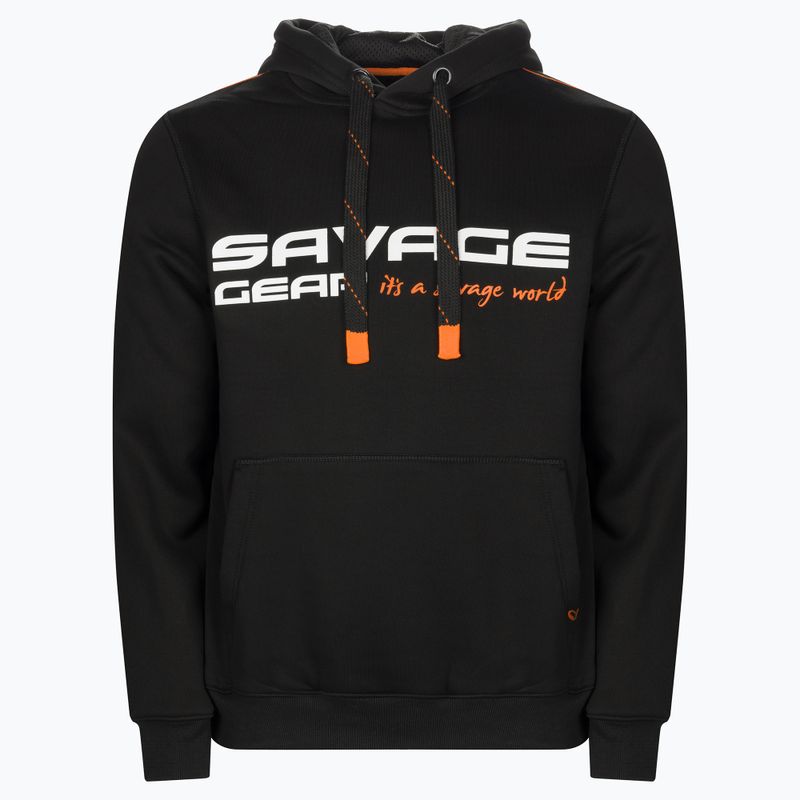 Savage Gear Cosmo Hoodie rybárska mikina čierna 73699