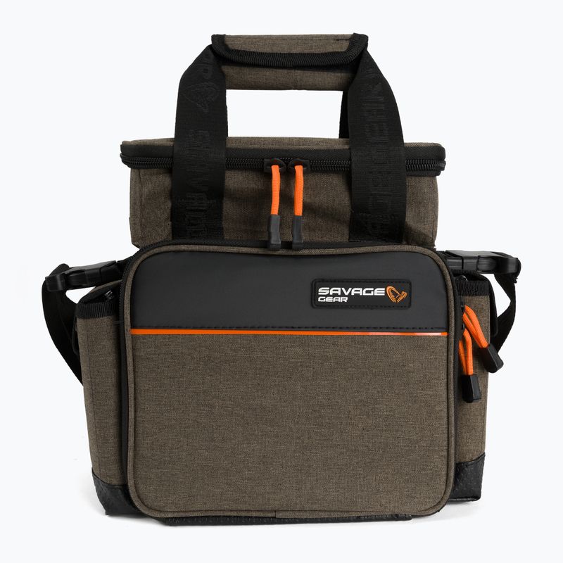 SavageGear Specialist Vrecko na nástrahy 6 škatuliek hnedá 74234