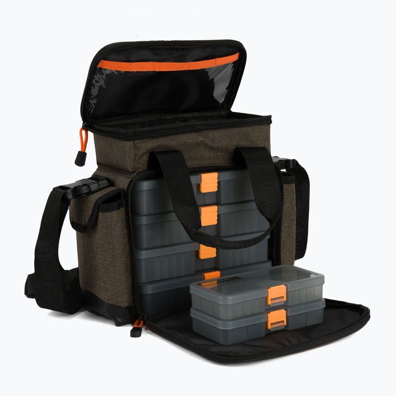 SavageGear Specialist Vrecko na nástrahy 6 škatuliek hnedá 74234 5