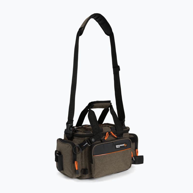 SavageGear Specialist Soft Lure Fishing Bag 1 Box 10 Bags brown 74240 2