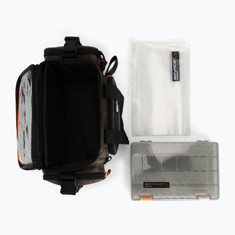 SavageGear Specialist Soft Lure Fishing Bag 1 Box 10 Bags brown 74240 6