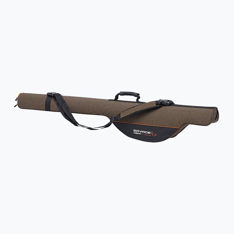 SavageGear Twin Rodbag puzdro na 2 prúty hnedé 74252