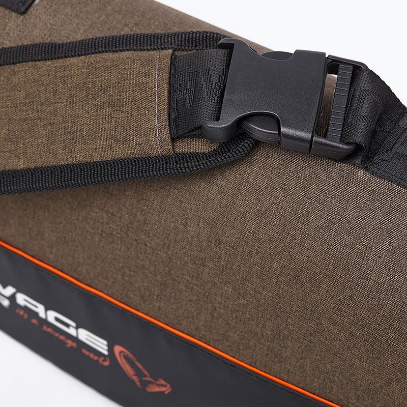 SavageGear Twin Rodbag puzdro na 2 prúty hnedé 74252 2