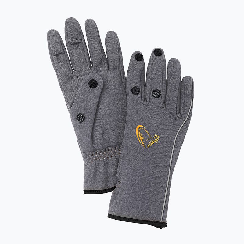 Savage Gear Softshellové rybárske rukavice šedé 76460 7
