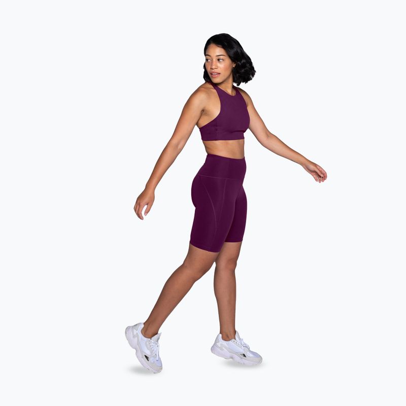 Dámske tréningové šortky Girlfriend Collective Compressive plum 2