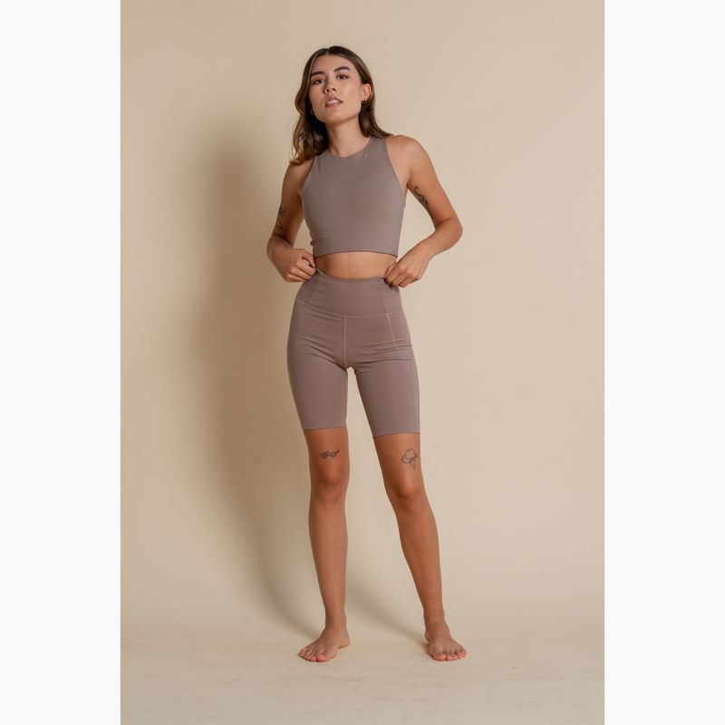 Dámske tréningové šortky Girlfriend Collective Compressive limestone 4