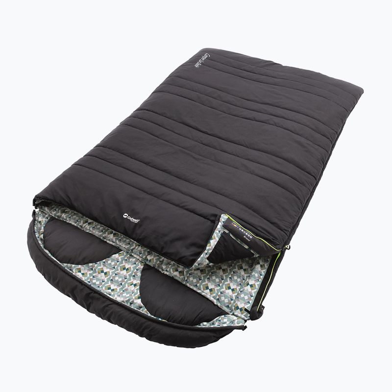 Outwell Camper Lux Dvojitý spací vak čierny 230218