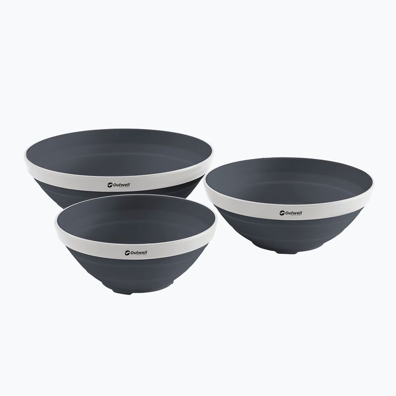 Outwell Collaps Bowl Set námornícka modrá a biela 650957 kuchynský riad