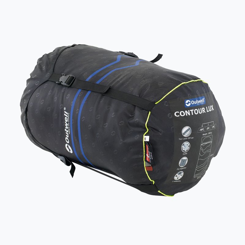 Spací vak Outwell Contour Lux bordový 230367 16