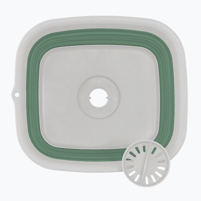 Outwell Collaps Wash Bowl Drain skladacia misa zeleno-sivá 651130 3