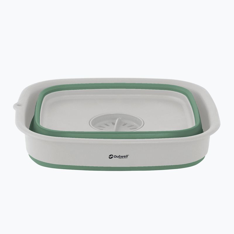 Outwell Collaps Wash Bowl Drain skladacia misa zeleno-sivá 651130 4