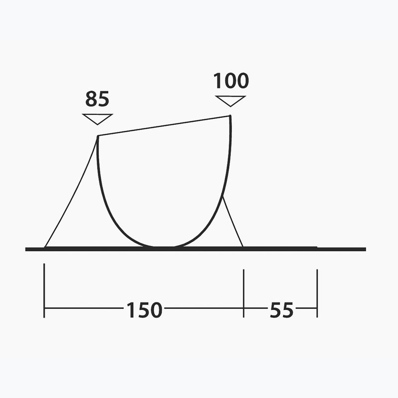 Plážový stan Outwell Eastbourne Beach Shelter light grey 6