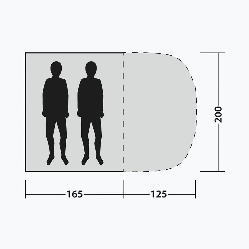 Plážový stan Outwell Whitby Beach Shelter light grey 7