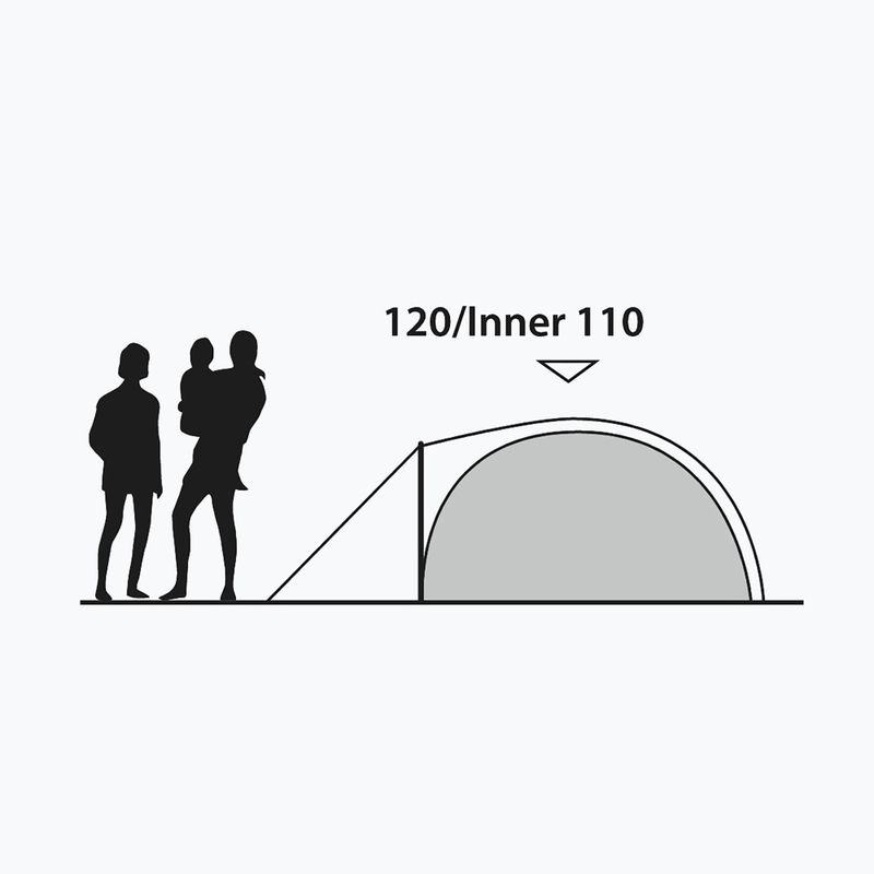 Kempingový stan pre 2 osoby Outwell Cloud 2 green/gray 12