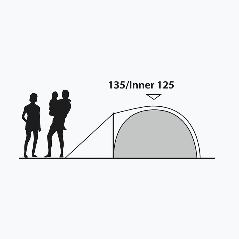 Kempingový stan pre 4 osoby Outwell Cloud 4 green/gray 9