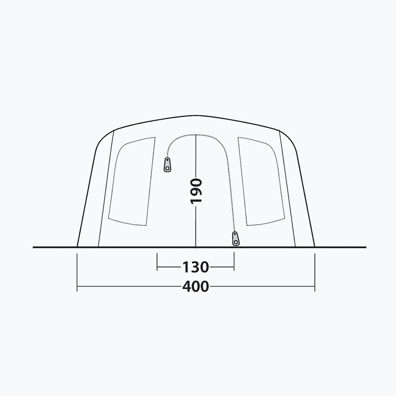 Kempingový stan pre 6 osôb Outwell Sacramento 6 Air blue 8