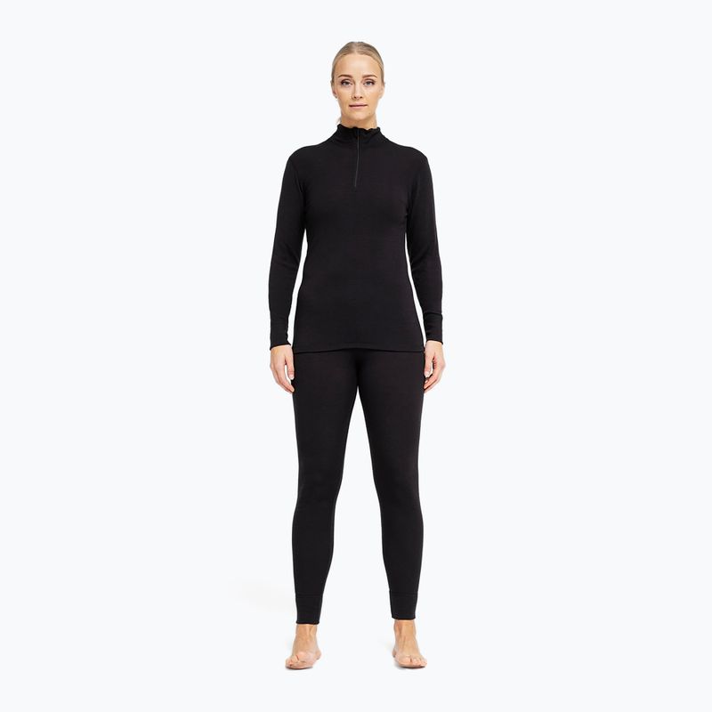 Dámska termo bielizeň Dovre Wool Zip black 2