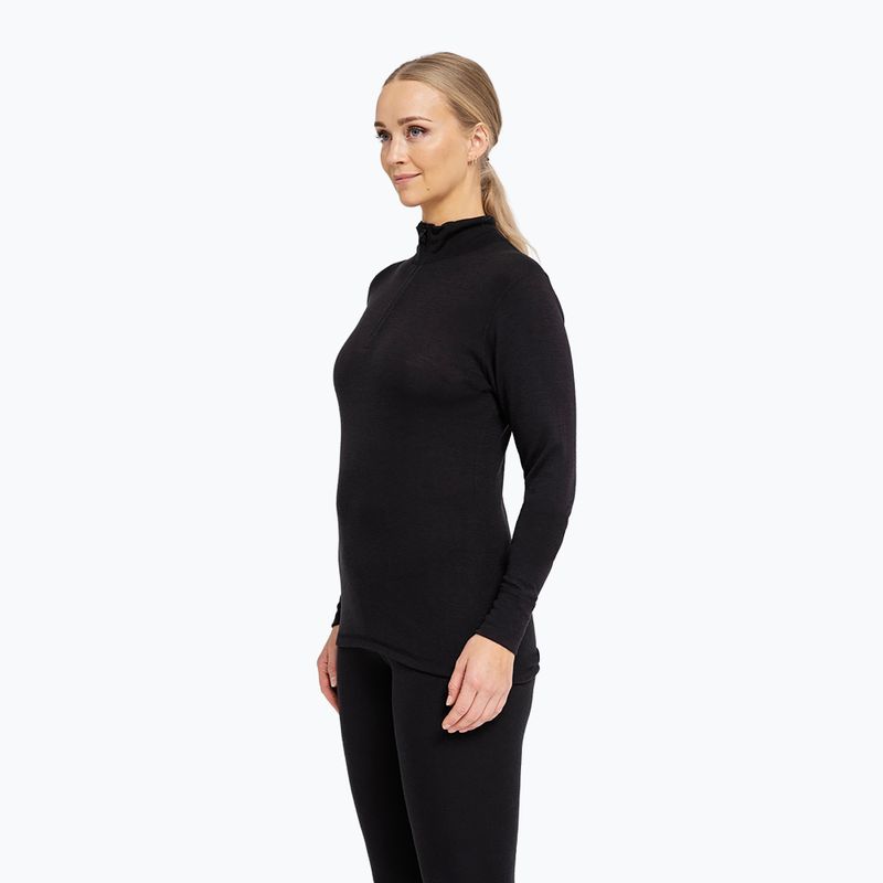 Dámska termo bielizeň Dovre Wool Zip black 3