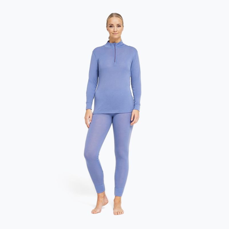 Dámska termo bielizeň Dovre Wool Zip blue 2