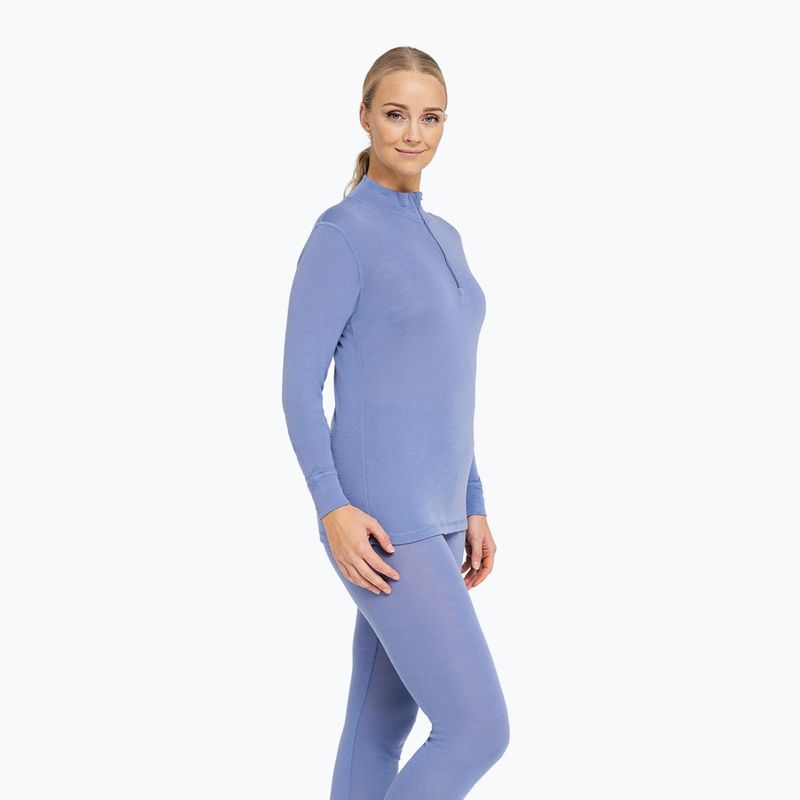 Dámska termo bielizeň Dovre Wool Zip blue 4