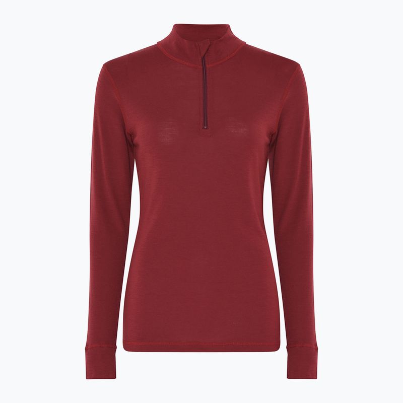 Dámska termo bielizeň Dovre Wool Zip burgundy 4