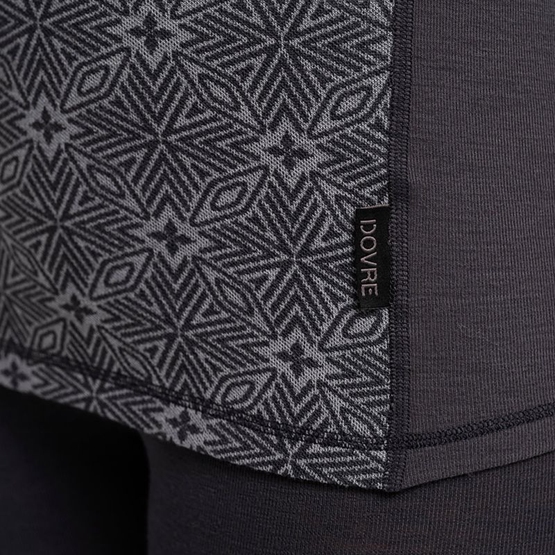 Dámska termo bielizeň Dovre Wool Organic Half Zip grey 4