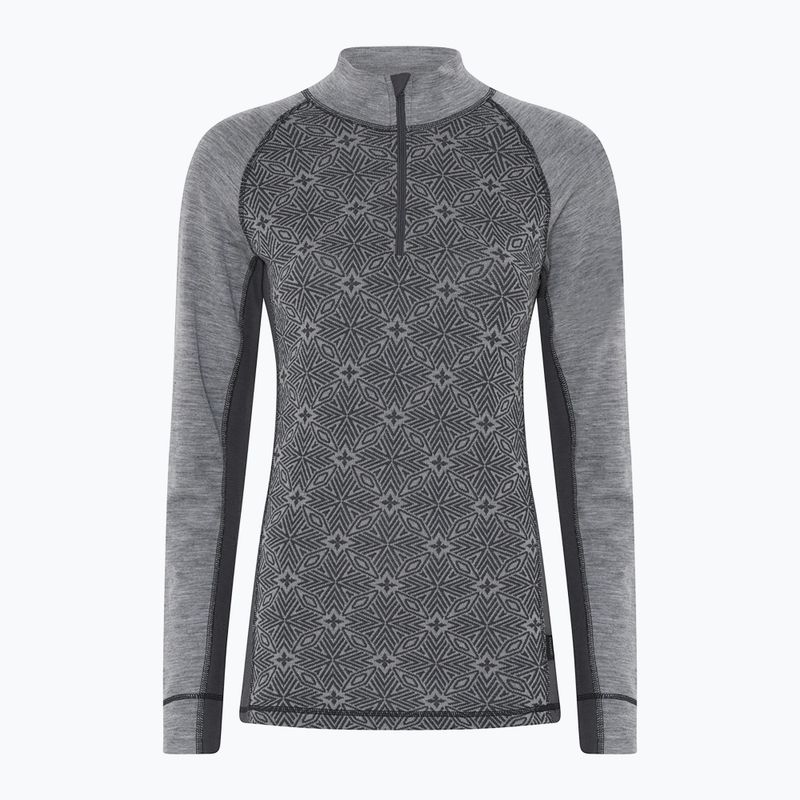 Dámska termo bielizeň Dovre Wool Organic Half Zip grey 5